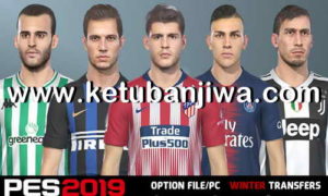 PES 2019 Option File Winter Transfers 30 January 2019 by Micano4u Ketuban Jiwa