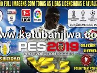 PES 2019 PS4 Option File v5.5 AIO DLC 4.0 PES 2019 Emerson Pereira Option File v5.5 DLC 4.0 For PS4 Ketuban Jiwa