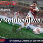 PES 2019 PTE Patch 3.1 Option File Update 31/01/2019
