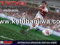 PES 2019 PTE Patch 3.1 Option File Update 31/01/2019 PES 2019 Option File Winter Transfer Update 31 January 2019 For PTE Pach v3.1 by Sofyan Andri Ketuban Jiwa