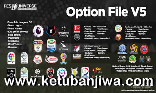 PES 2019 PES Universe Option File v5 For PS4 Ketuban Jiwa
