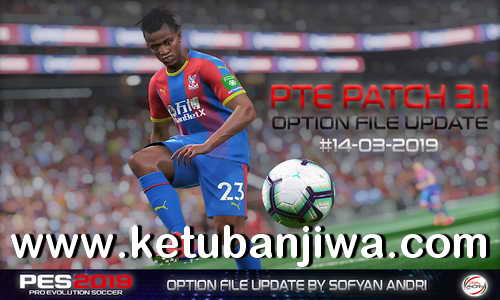 PES 2019 PTE Patch v3.1 Option File 14 March 2019 by Sofyan Andri Ketuban Jiwa