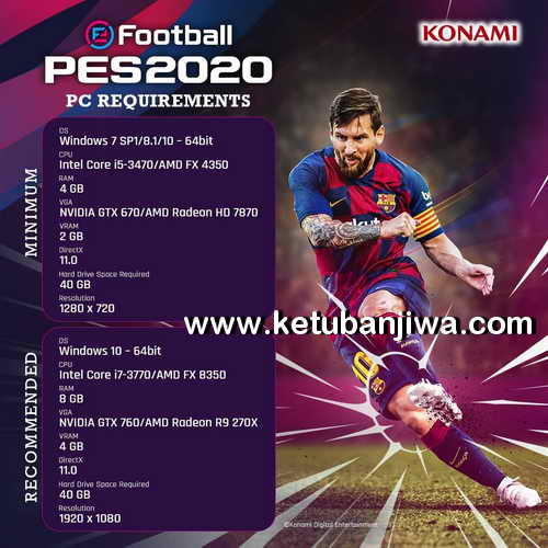 PES 2020 Settings.exe For Check Specifications