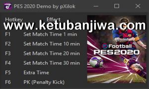 eFootball PES 2020 Demo Trainer Tools by pXilok Ketuban Jiwa