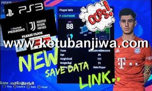 PES 2018 Option File Full Summer Transfer For PS3 Potato Patch v8 Season 2020 by Butiran Channel Ketuban Jiwa