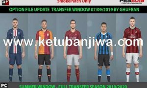 PES 2019 SMoKE Patch 19.1.0 Full Summer Transfer 07 September 2019 by Ahmad Ghufran Ketuban Jiwa