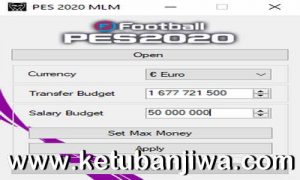 eFootball PES 2020 Master League ML Money Editor Tools by Extream87 Ketuban Jiwa