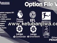 eFootball PES 2020 PES Universe Option File v1 For PS4 Ketuban Jiwa