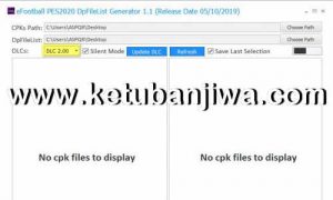 eFootball PES 2020 DpFileList Generator Tools v1.1 For DLC 2.0 by MjTs-140914 Ketuban Jiwa