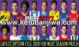 PES 2017 Summer Transfer Option File Update 20 August 2020 For Next Season Patch by Gaming WitH TR Ketuban Jiwa
