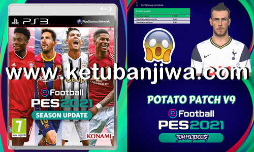 PES 2018 PS3 Potato Patch v9 Savedata Update November 2020 Ketuban Jiwa