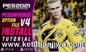 Download eFootball PES 2021 PES Universe Option File v4.0 AIO For PC + PS4 + PS5 Ketuban Jiwa