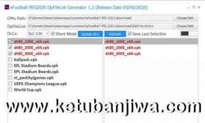 PES 2021 DpFileList Generator Tools 1.0 For DLC 3.0 Keuban Jiwa