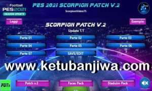 Download eFootball PES 2021 Scorpion Patch v2 + Update v1.1 Ketuban Jiwa