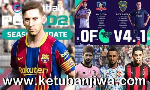 eFootball PES 2021 AndrewPES Option File v4.1 AIO Compatible DLC 4.0 For PS4 Ketuban Jiwa