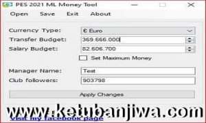 PES 2021 Master League - ML Money Tool For PC Ketuban Jiwa