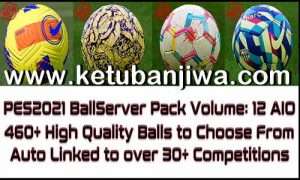 PES 2021 Ball Server Pack Vol.12 AIO by Hawke Ktuban Jiwa