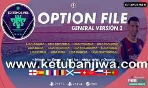 PES 2021 EditemosPES Opiton File v3 AIO DLC 5.0 For PC + PS4 + PS5 Ketuban Jiwa