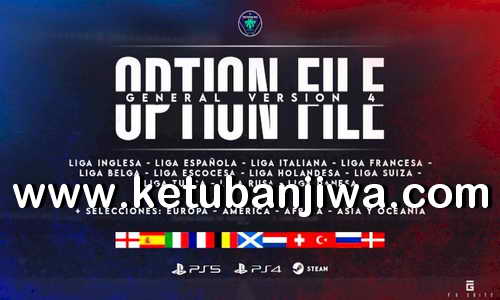 eFootball PES 2021 EditemosPES Option File v4 AIO Season 2022 For PC + PS4 + PS5 Ketuban Jiwa