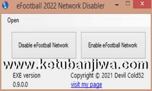 eFootball 2022 Network Disabler Tool Ketuban Jiwa