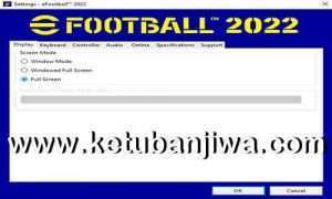 eFootball 2022 Settings.exe For Check PC Specifications Ketuban Jiwa