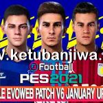 PES 2021 Option File Winter Transfer January 2022 For EvoWeb Patch