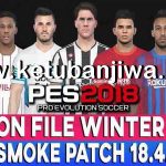 PES 2018 Full Option File Winter Transfer 2022 For Smoke Patch