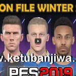 PES 2019 Full Option File Winter Transfer 2022 Smoke Patch