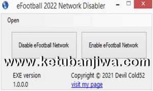 eFootball 2022 Network Disabler Tools 2.0 Ketuban JIwa