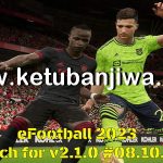 eFootball 2023 Patch For 2.1.0 Update 08 October 2022