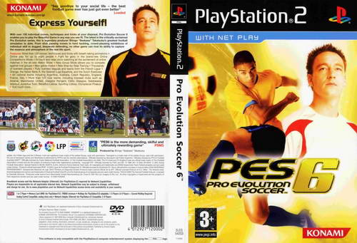 PES 6 PS2 Cover Ketuban JIwa