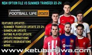 PES 2021 Option File v5 AIO Summer Transfer Update For Smoke Patch Football Life Season 2024 For PC Ketuban Jiwa