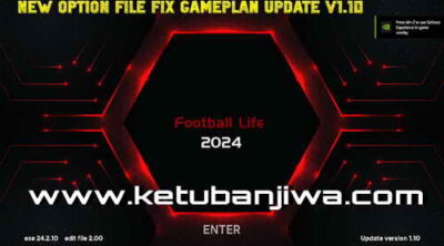 PES 2021 Option File Fix GamePlan For Smoke Patch Football Life 2024 v1.10 Ketuban Jiwa