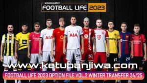 PES 2021 Smoke Patch Football Life 2023 Option File v2 Winter Transfer Season 2024-2025 Ketuban Jiwa