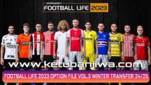 PES 2021 Smoke Patch Football Life 2023 Option File v3 Winter Transfer Season 2024-2025 Ketuban Jiwa