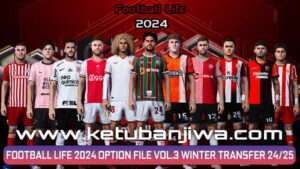 PES 2021 Smoke Patch Football Life 2024 Option File v3 Winter Transfer Season 2024-2025 Ketuban Jiwa