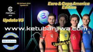 PES 2017 RZ Patch Update v5 Euro + Copa America Edition Season 2024 For PC Ketuban JIwa