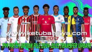 PES 2017 Opion File Update July 2024 For T99 Patch 16.1 Season 2024 Ketuban Jiwa