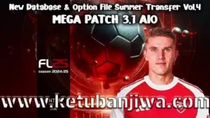 PES 2021 Option File + Database Update v4 For MegaPatch v3.1 - FL25 For PC Ketuban Jiwa