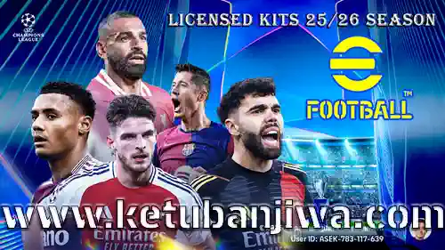 Download eFootball 2026 Mobile Patch v5.0.2 AIO UEFA Champions League - UCL Update Retro + Licensed Kits For Android & iOS Ketuban Jiwa