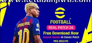 pes 2013 real patch 26 season 2025 2026 aio for pc ketuban jiwa