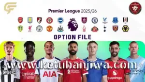 PES 2021 Premier League Option File Season 2026 For PS4 + PS5 Ketuban Jiwa