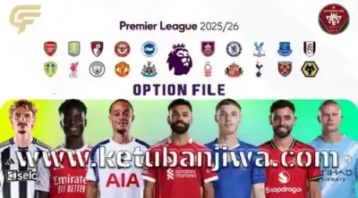 PES 2021 Premier League Option File Season 2026 For PS4 + PS5 Ketuban Jiwa