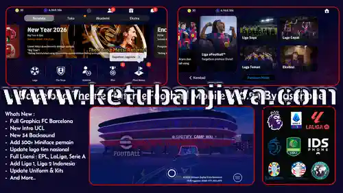 eFootball 2026 Mobile Patch v10.2.1 Barcelona Theme Edition For Android Ketuban Jiwa