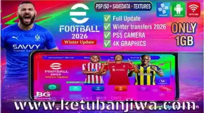 efootball pes 2026 ppsspp android february 2026 update full winter transfer iso english ketuban jiwa