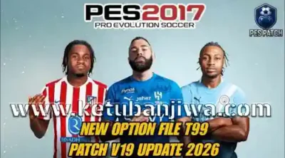 pes 2017 option file full winter transfer season 2026 for t99 patch v19 ketuban jiwa
