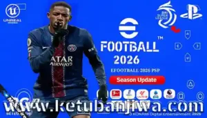 efootball pes 2026 ppsspp android offline full update season + 62 stadiums ketuban jiwa
