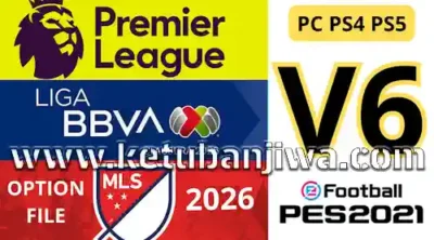 pes 2021 pes master option file v6 aio season 2025 2026 for pc + ps4 + ps5 ketuban jiwa