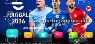 efootball pes 2026 psp ppsspp android offline ucl mod v5.9 all in one ketuban jiwa