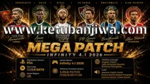 download pes 2021 mega patch infinity 4.1 season 2026 for playstation 4 ps4 cusa18676 ketuban jiwa